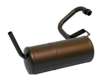 CLUB CAR EXHAUST SYSTEM, FE350 - Part: 101859401