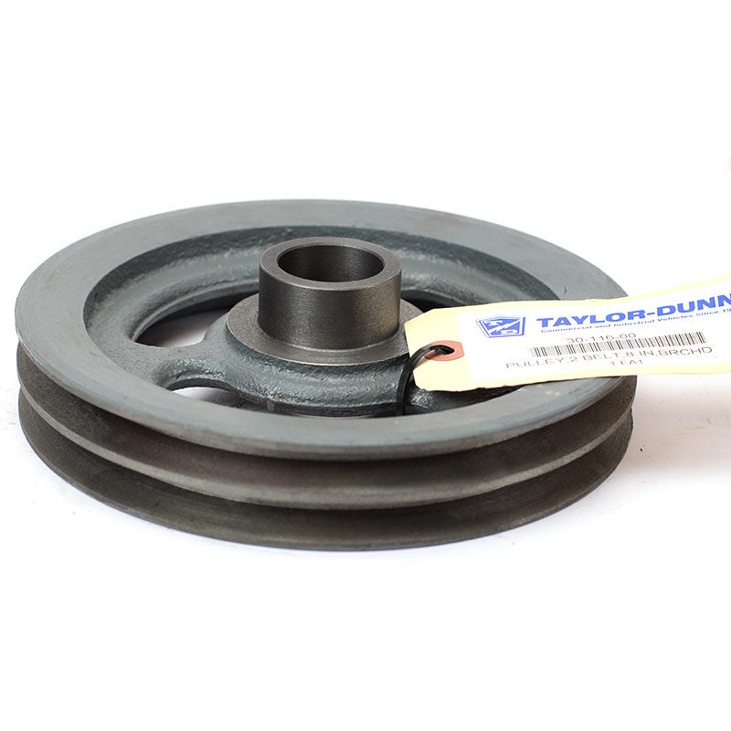 30-116-00 Taylor-Dunn PULLEY,2 BELT,8 IN,BRCHD