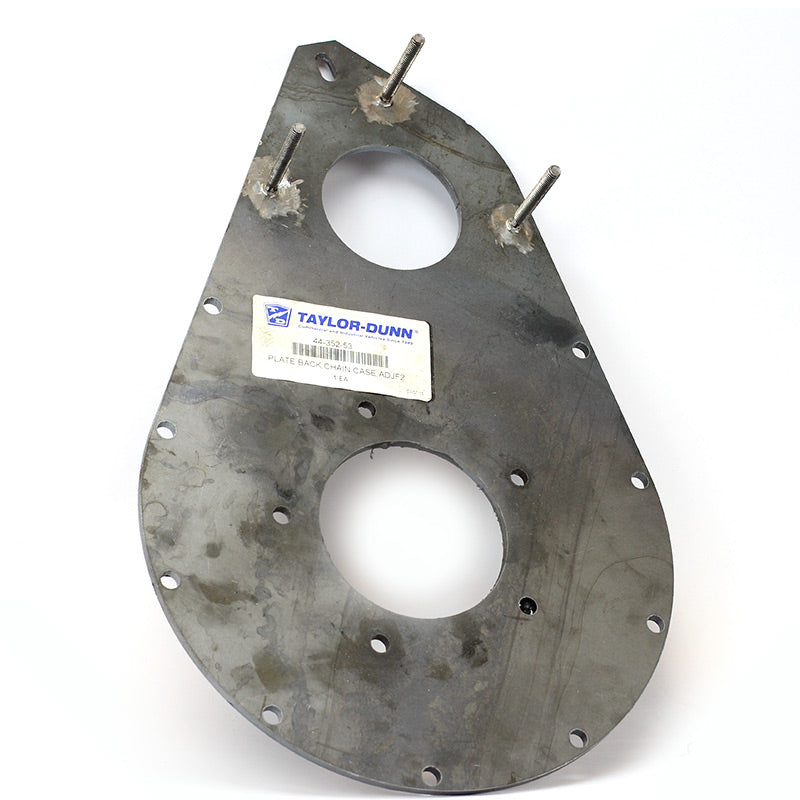 44-352-53 Taylor-Dunn PLATE,BACK,CHAIN CASE,ADJF2
