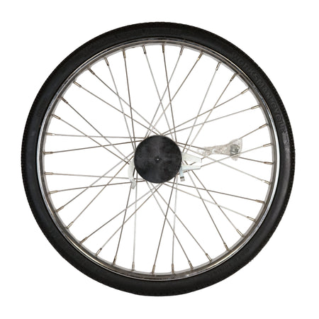 Worksman WHEEL, FRONT DRUM, 26" W/ SOLID TIRE - Part: 77S