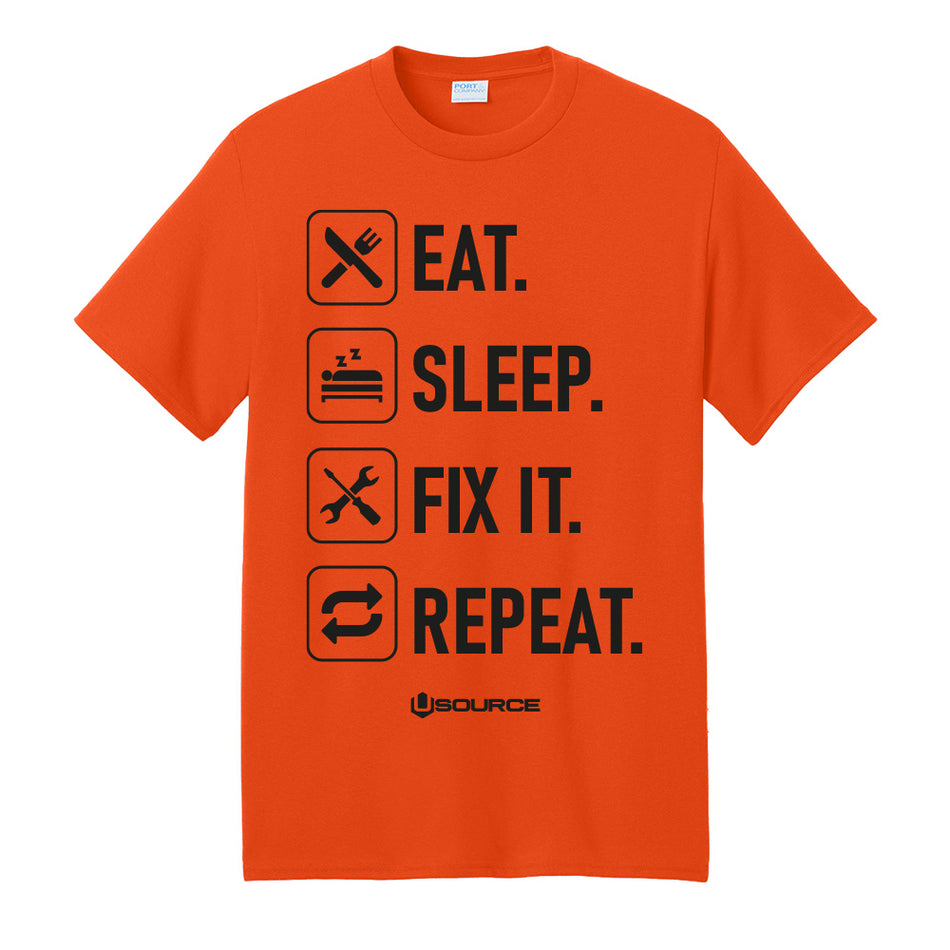 Eat. Sleep. Fix It. Repeat. T-Shirt